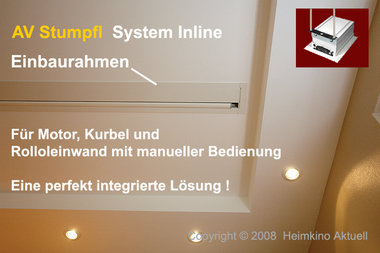 System Inline Einbaurahmen