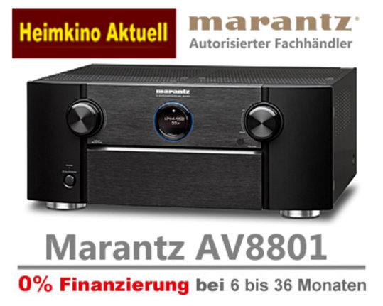 Marantz AV8801 13.2-Kanal-AV-Vorverstärker schwarz (Gebrauchtgerät mit 12 Monaten Gebrauchtgarantie)
