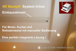 System Inline Einbaurahmen