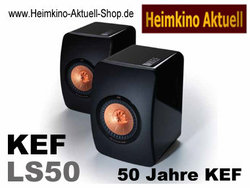 KEF LS50 Monitorlautsprecher Aussteller schwarz (1 Paar)