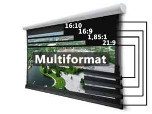 Motorleinwand Multiformat